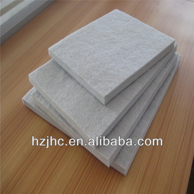 Waste recycled polyester needle punch nonwoven mattress felt pad