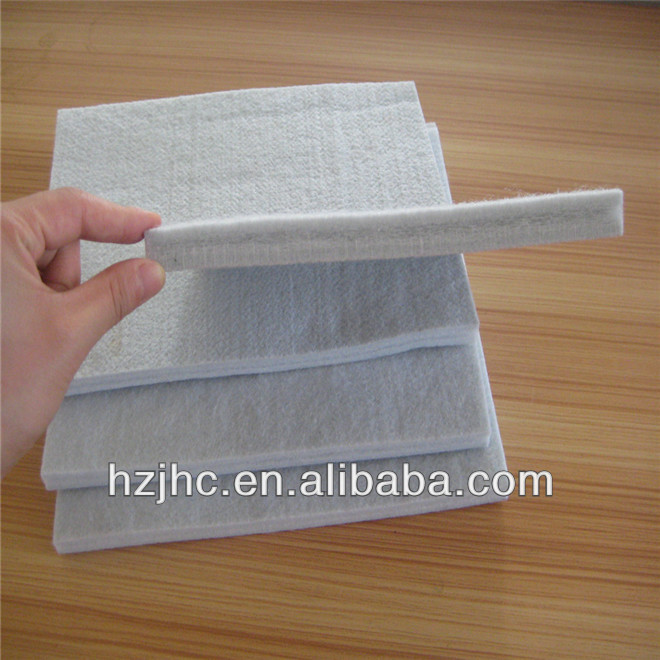Hard polyester needle punched non-woven felt for mattress pad materials