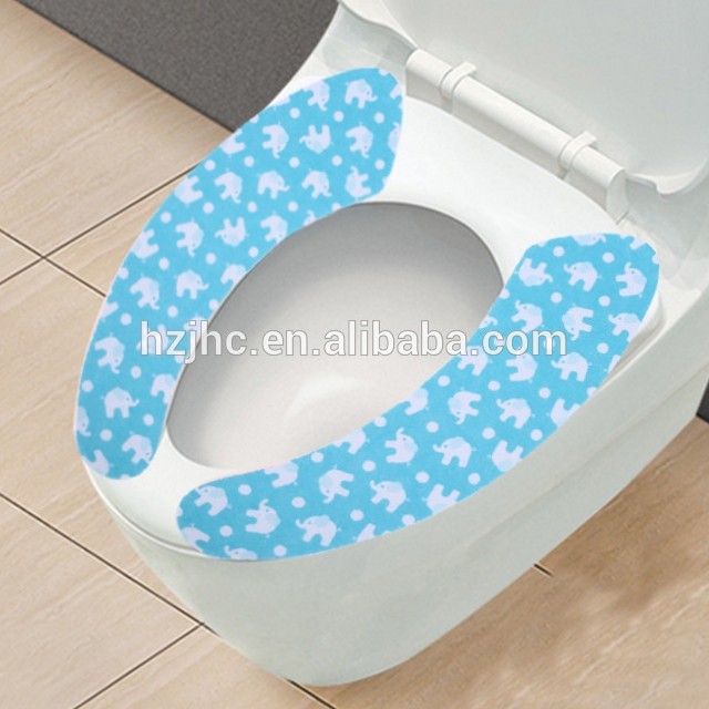 Hot Selling Sticky Portable <a href='/felt/'>Felt</a> Fabric Toilet Seat Cover Pads