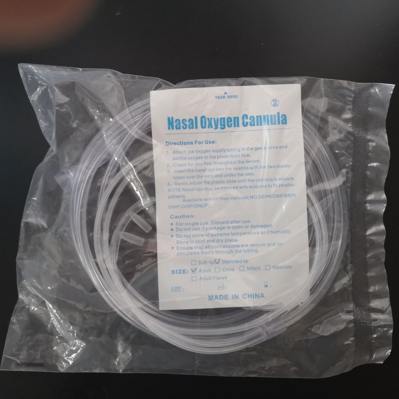 Disposable <a href='/nasal-oxygen-cannula/'>Nasal Oxygen Cannula</a> | Factory-Made with Standard or Soft Prongs