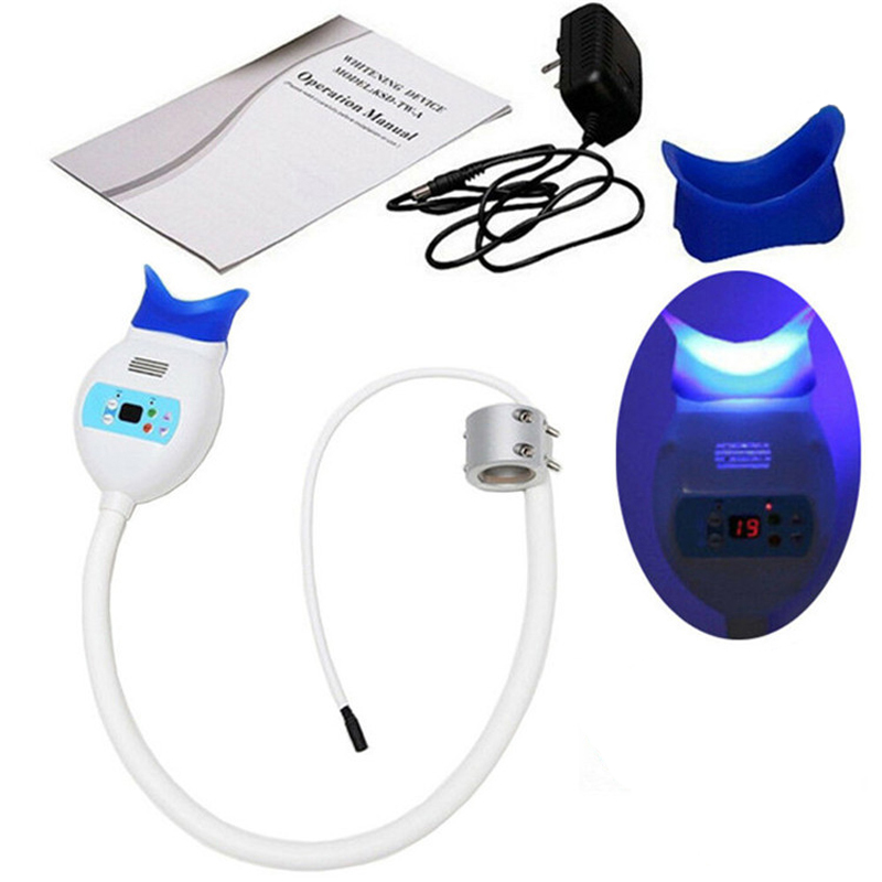 Dental blue cold teeth whitening light mobile portable dental teeth whitening machine with LED light