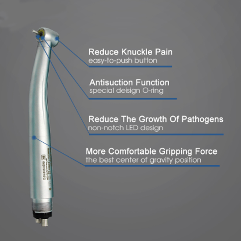 dental high speed handpiece turbine e-generator dental handpiece led electronic LED shadow free high speed handpiece