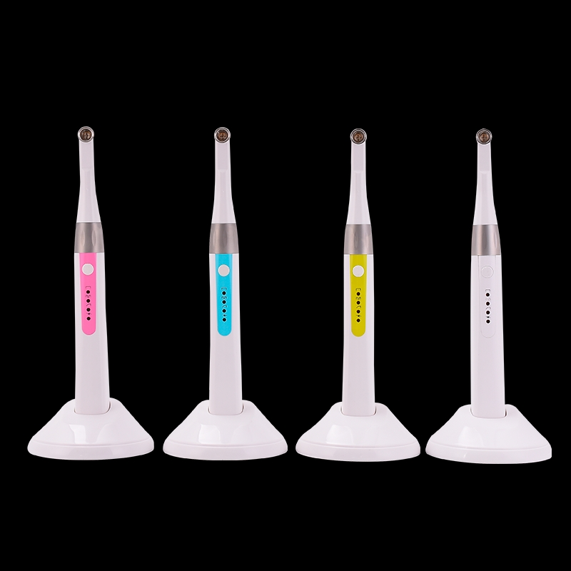 New type 1 s LED curing light dental unit wireless colorful portable dental LED curing light