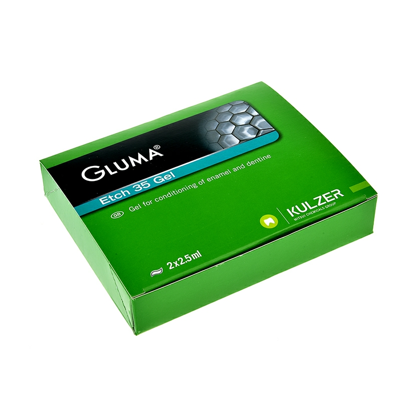 2x2.5ml dental Gluma etch 35 dental etching 35% gel orthodontic medical dental Heraeus etch with 35 gel