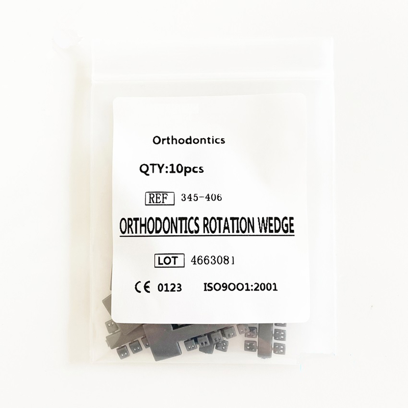 dental elastomeric rotation wedge orthodontic rubber band dental transparent clear gray orthodontic elastic rotation wedges