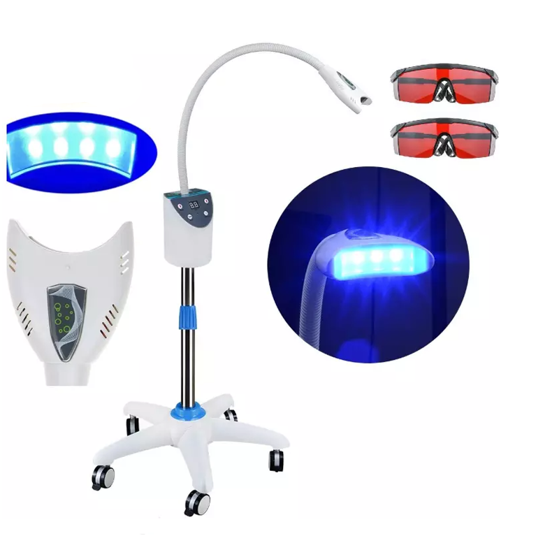 MD666 Dental Professional Teeth Whitening Light Lamp 4 LED Blue Light Dental Teeth Whitening Light