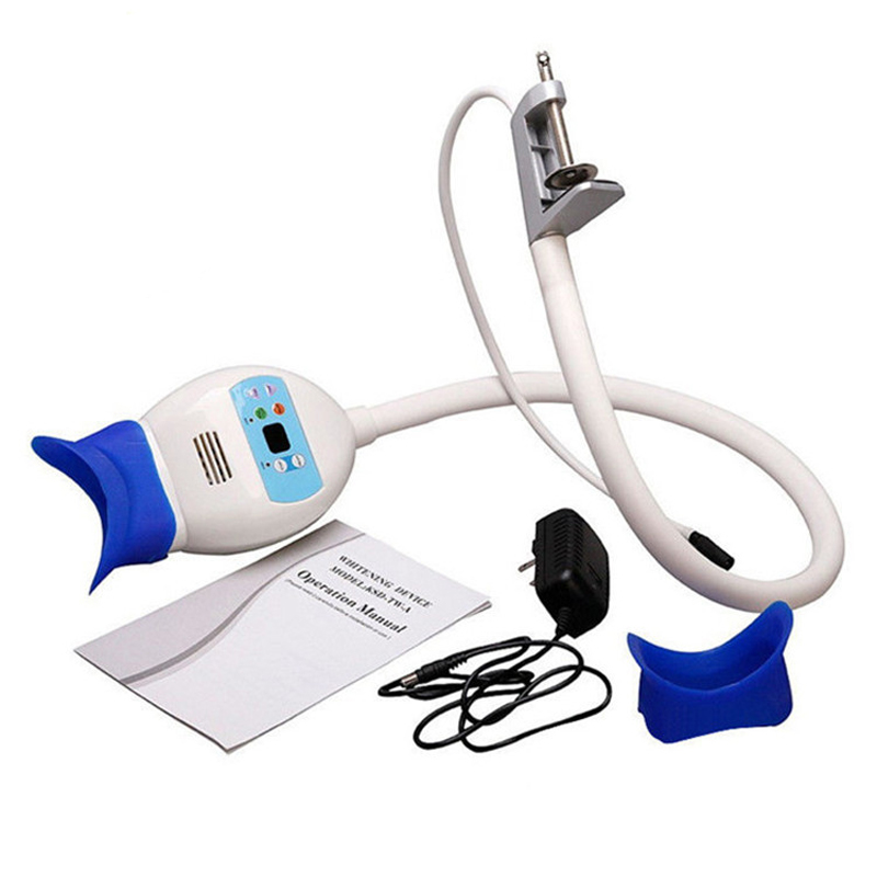 Dental blue cold teeth whitening light mobile portable dental teeth whitening machine with LED light