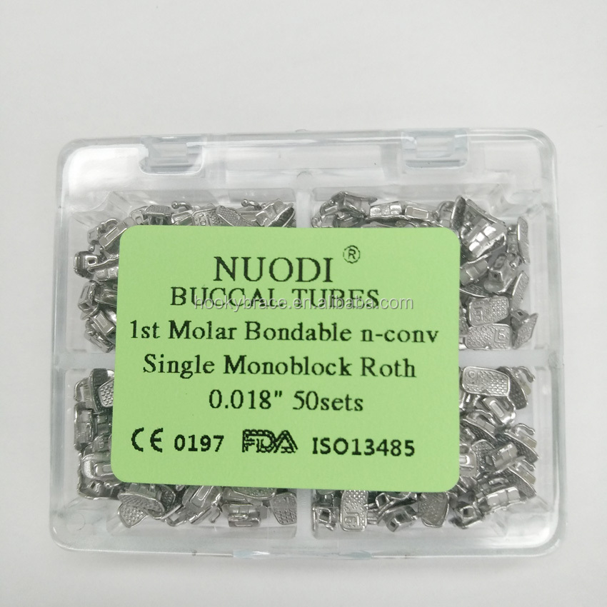 Dental Orthodontic Bucaal tubes 1st Molar Dental Orthodontic Molar Tubes