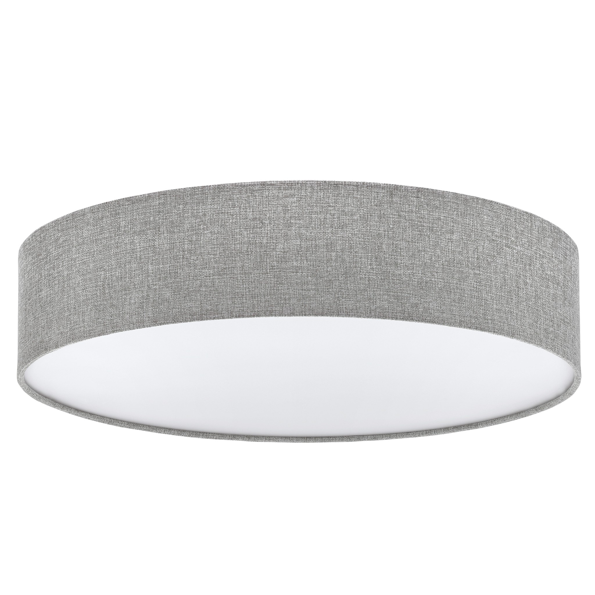 Grey Fabric Ceiling Light | Light Diffusing Ceiling Light | Fern In...