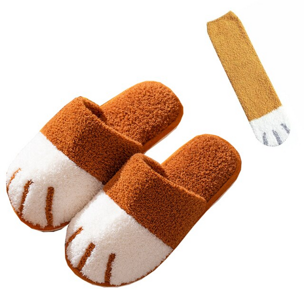 Women Pompoms warm Fuzzy Slip on indoor Slippers China Manufacturer