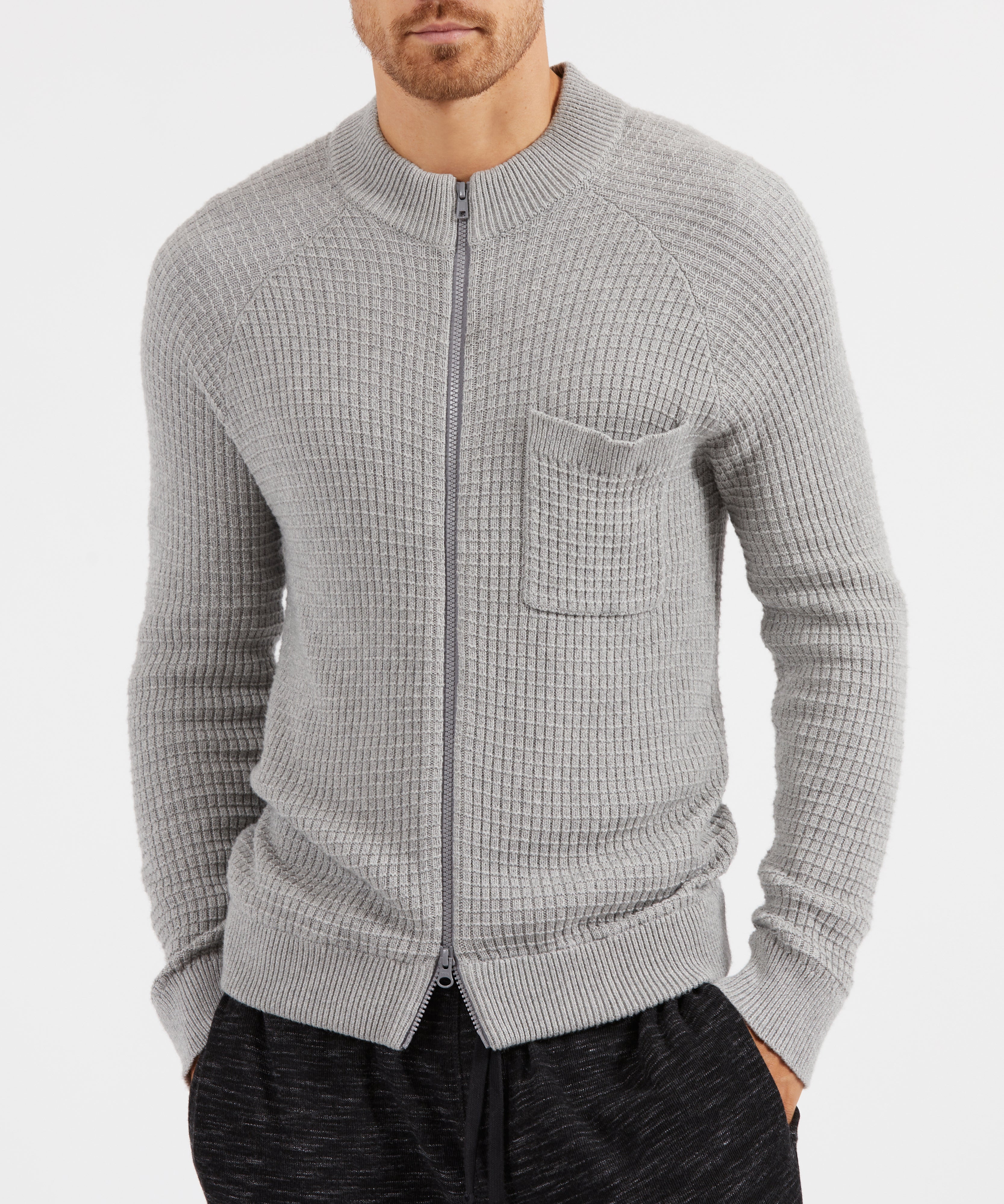 Wholesale Grey Melange MI98 Men's Buy Gant Contrast Cotton Crew Neck Jumper