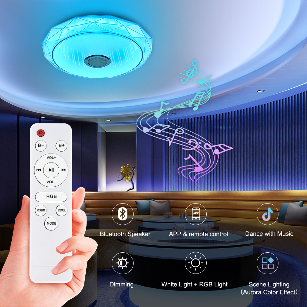 LED Music Ceiling Light