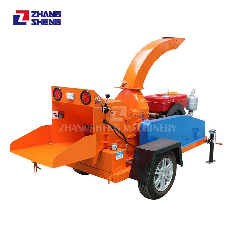 Factory-Direct Heavy Duty Towable Wood Chipper for Logs and Branches