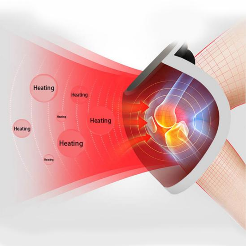 Factory-Made Knee Massager with Air Compression, Vibration, Heating - Portable Therapy Device