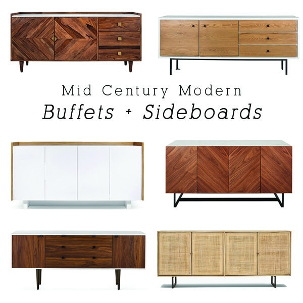 Mid Century Modern Dining Room St Mid Century Modern Sideboards Buffets  manicmother.com