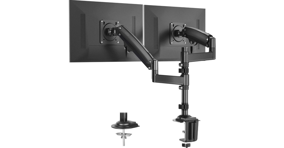 HUANUO's full-motion 32-inch dual monitor mount plunges to $35 shipped (Save 42%) - 9to5Toys