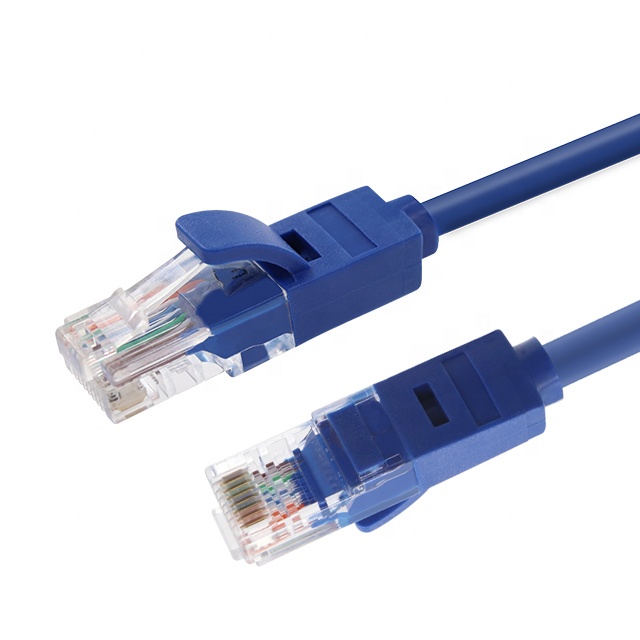 1m RJ45 Cat5e Ethernet Patch Cable – Blue – U/UTP Network Lead – 4016032076773