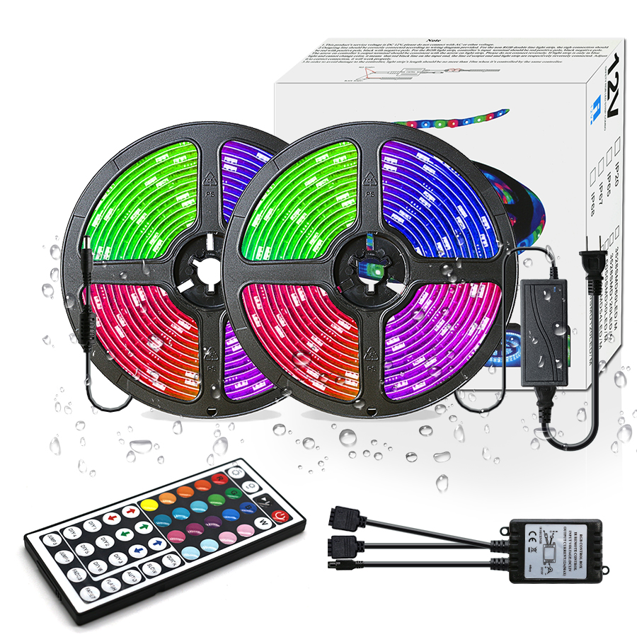 LED Strip Flexible Tape DC12V RGB With IR Remote