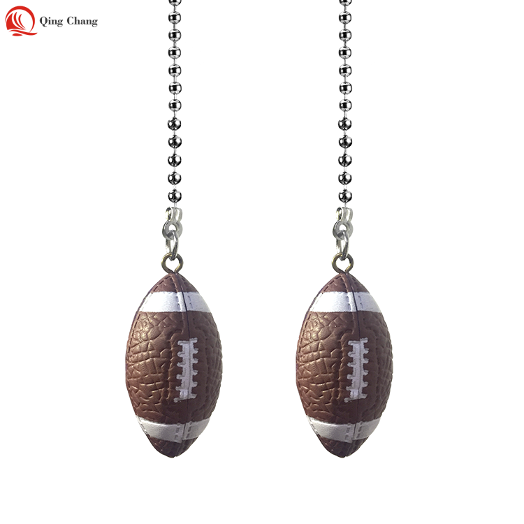 Factory Direct: Durable Plastic American Football <a href='/ceiling-fan-pull/'>Ceiling Fan Pull</a> Chain | QINGCHANG