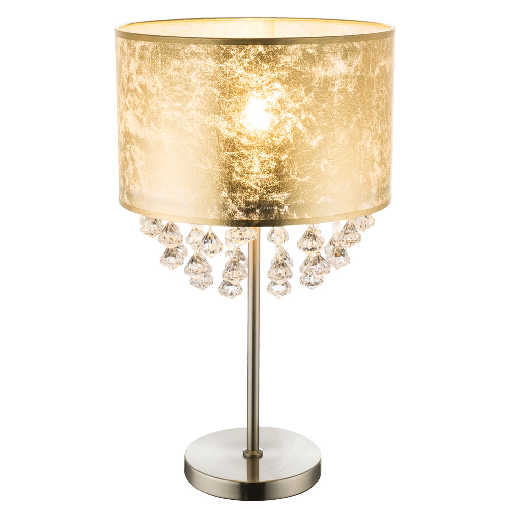 Gold Leaf <a href='/ball-lamp-finial/'>Ball Lamp Finial</a> Funky Junk