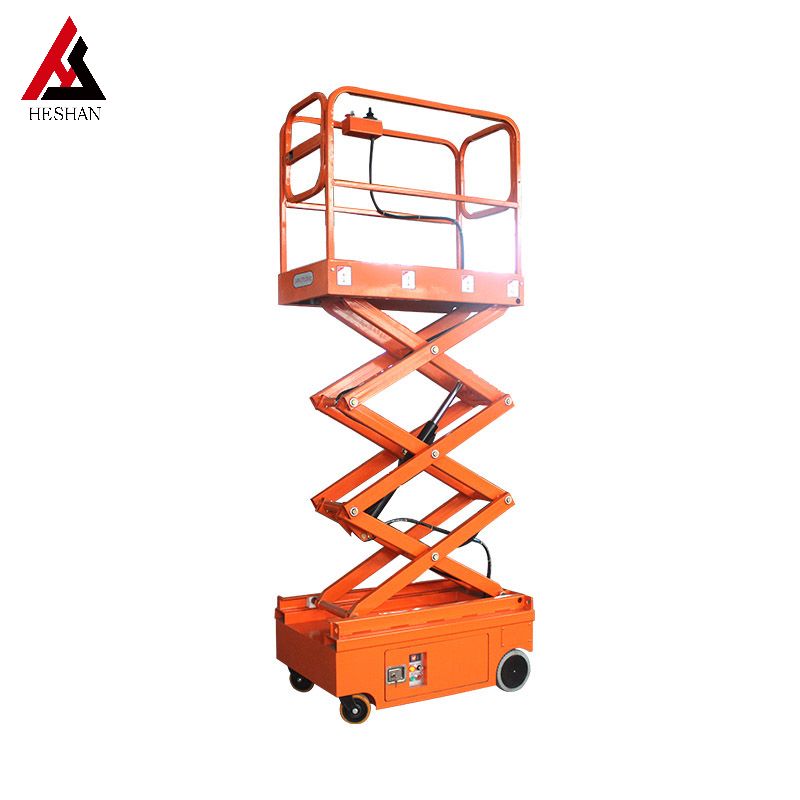 Small Full <a href='/electric-scissor/'>Electric Scissor</a> Lift 