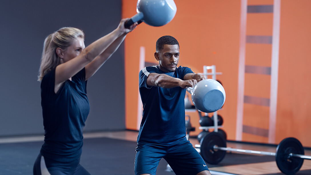 Kettlebell training