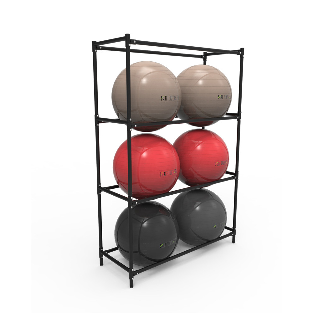 Premium Gym Ball Rack | Factory Direct | GB004 - 4 Tiers