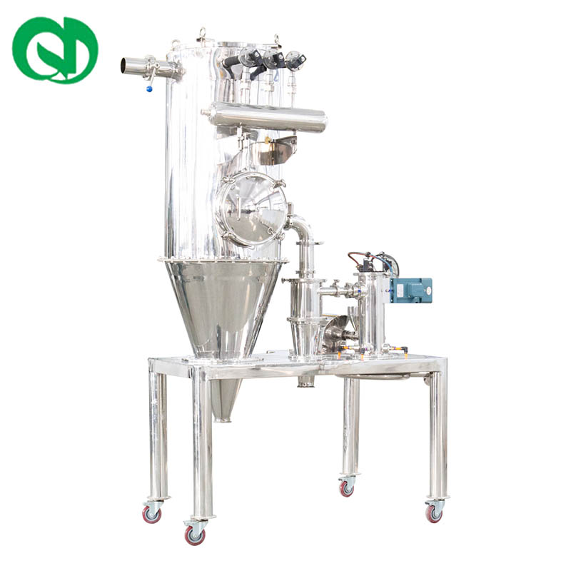 Shop Direct from the Lab-use Fluidized-bed Jet Mill Factory for 1-10kg Capacity