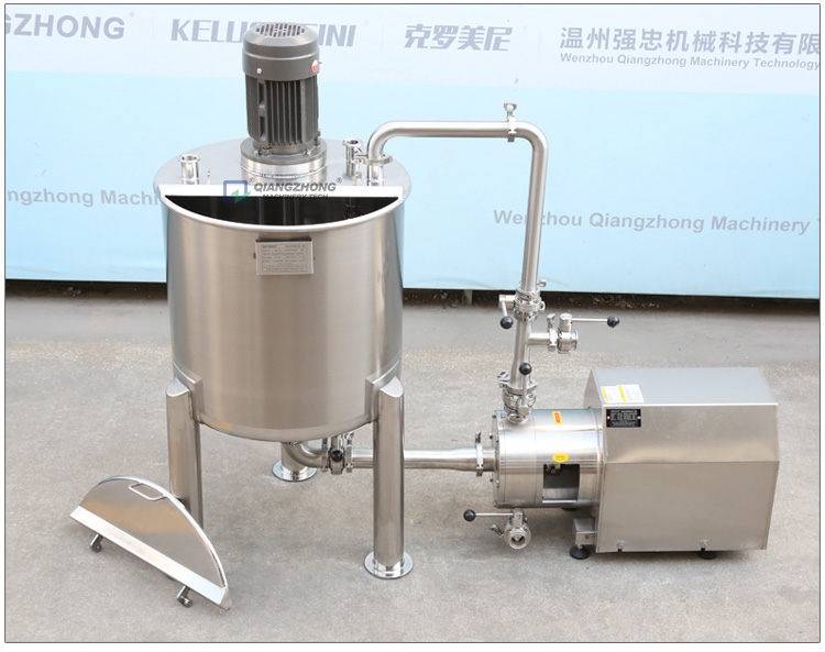 100L single layer emulsification tank to emulsification pump11
