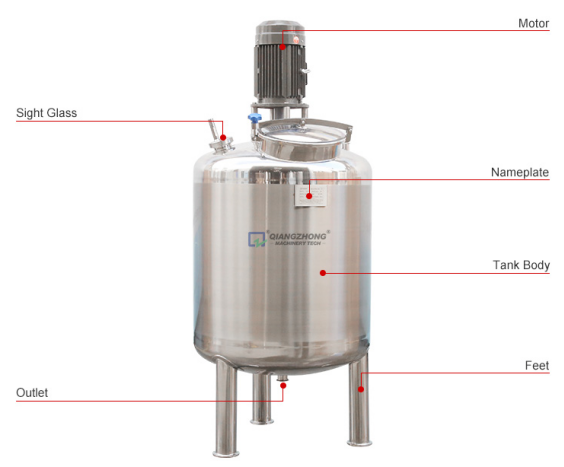 1000L push-type mixing tank 03