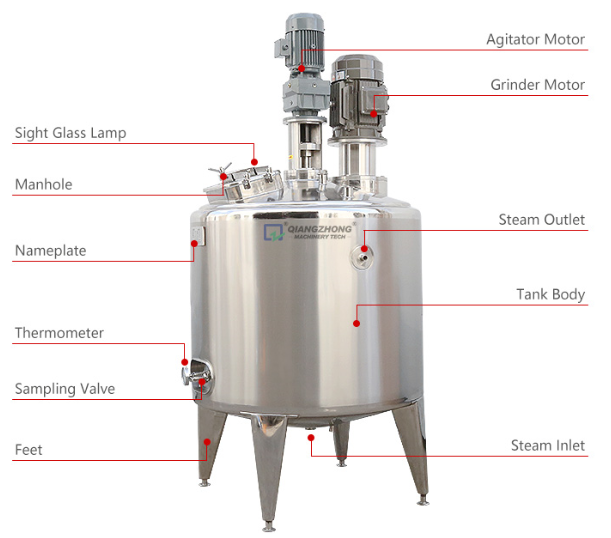 Chocolate Grinding Mixing Tank 02