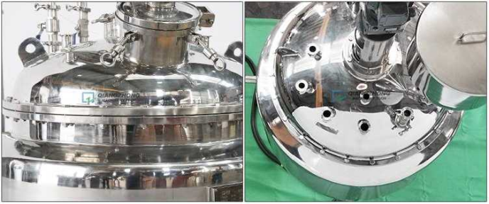 Electric heating vacuum stirring and dispersion system 04