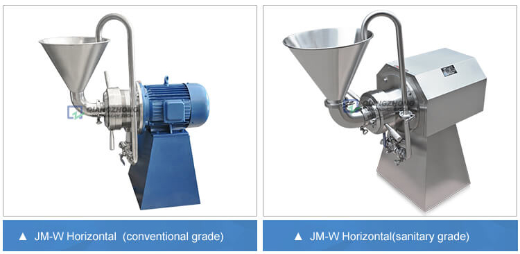JM-W Horizontal Colloid Mill (sanitary grade) 01