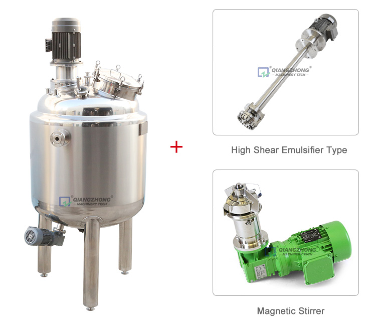 Magnetic stirring tank with high shear emulsifier 02
