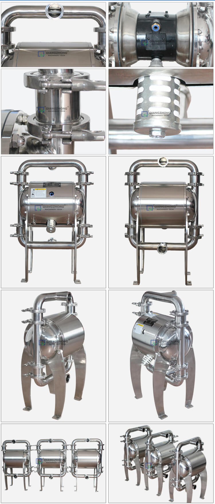 Sanitary Pneumatic Diaphragm Pump 03