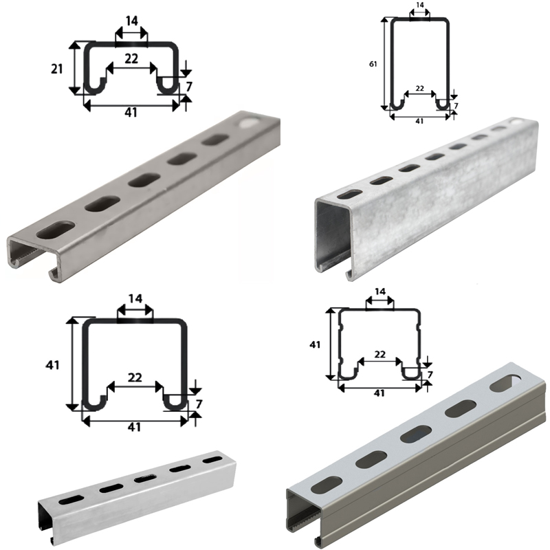 Trusted Factory: Qinkai Stainless Steel Aluminum Steel FRP Slotted Strut Channel - CE & ISO Certified