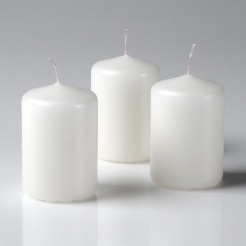 IVORY LED TIMER PILLAR CANDLE - 3