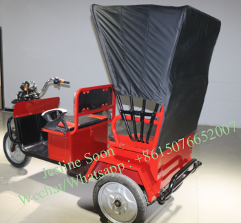 Bangladesh Hot Selling Product Energy Safe Latest Simple Design Green Power Electric Tricycle Rickshaw