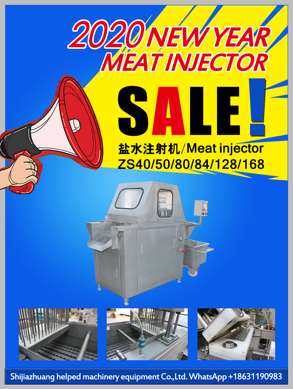 Automatic meat Brine Injection Machine