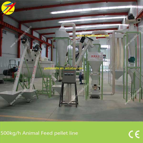 Hot sale and durable low price small swine feed pellet production line