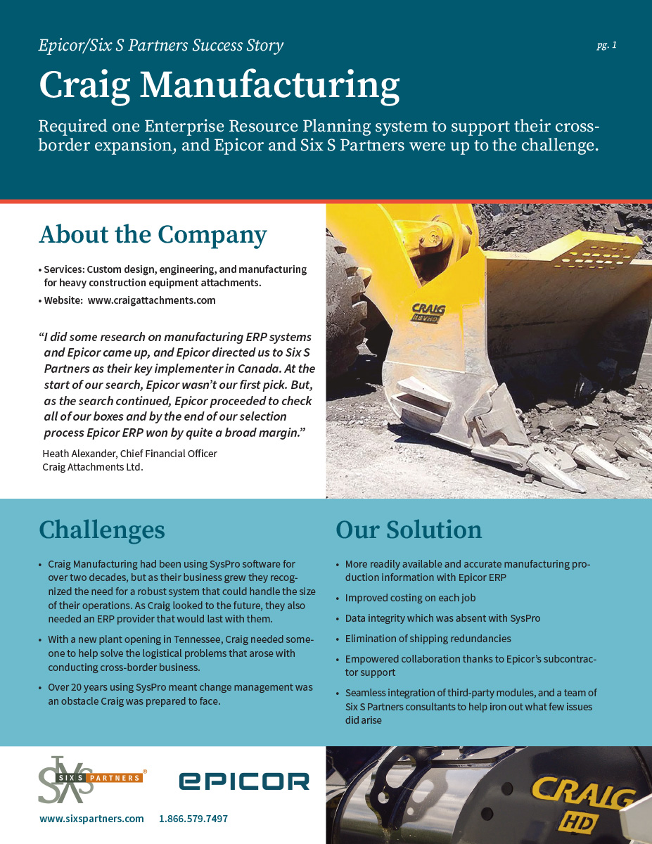 Excavator Thumbs  Craig Manufacturing