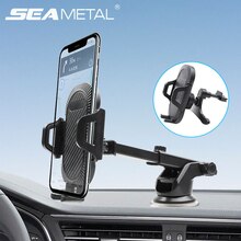 Cafele Holder for Phone in Car 360 Degree Rotation Car Phone Holder Aluminium Alloy Universal Phone Car Holder - ZENTANA.ME