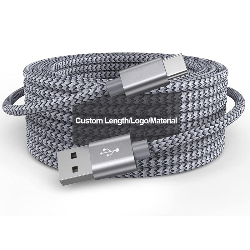 Durable USB A to C 2.0 Nylon Braided <a href='/cable/'>Cable</a> - Direct from Factory