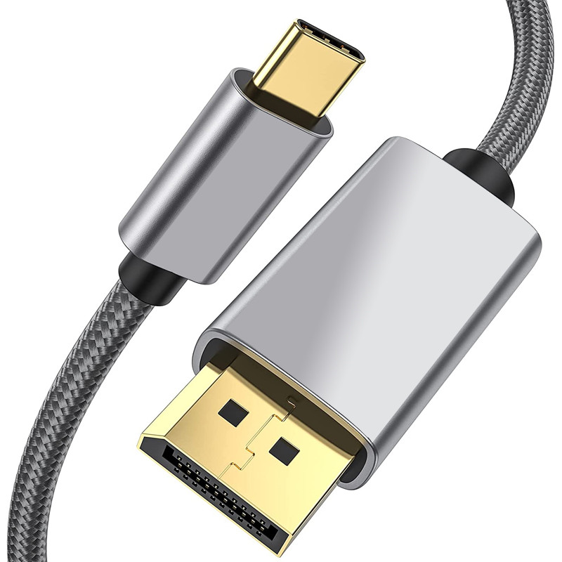 4K 60Hz High Resolution USB C to DP <a href='/cable/'>Cable</a> with Gold-plated Corrosion Resistant Connector