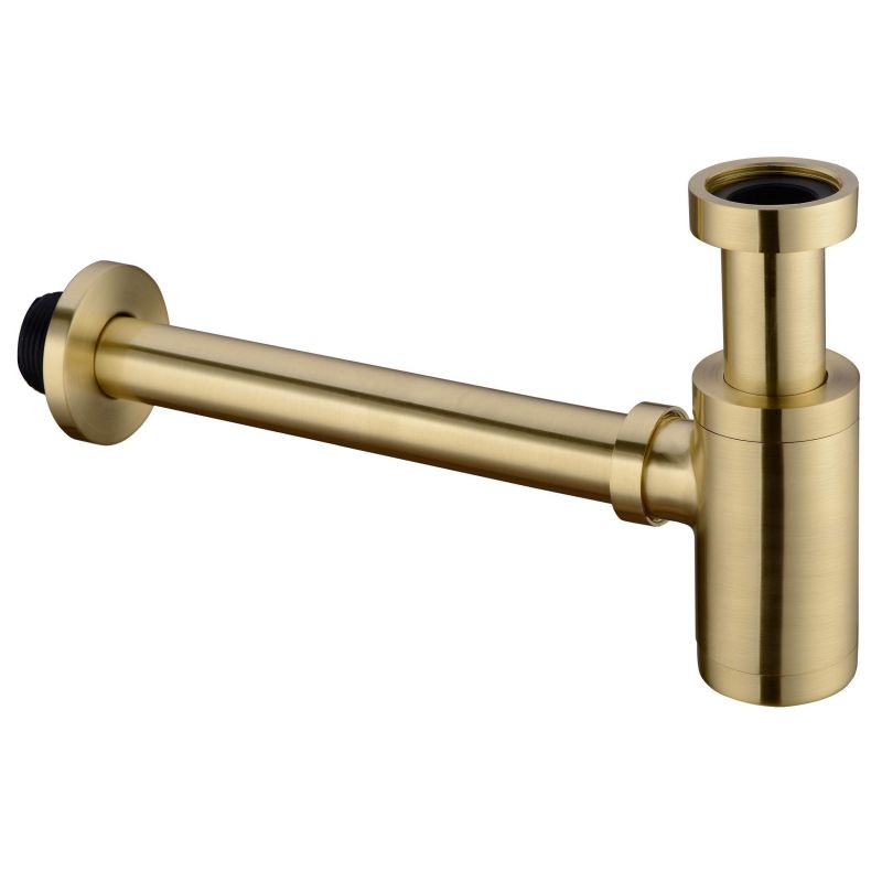 Factory Direct: Adjustable Brass P Trap Drain Tube Kit for Basins and Sinks