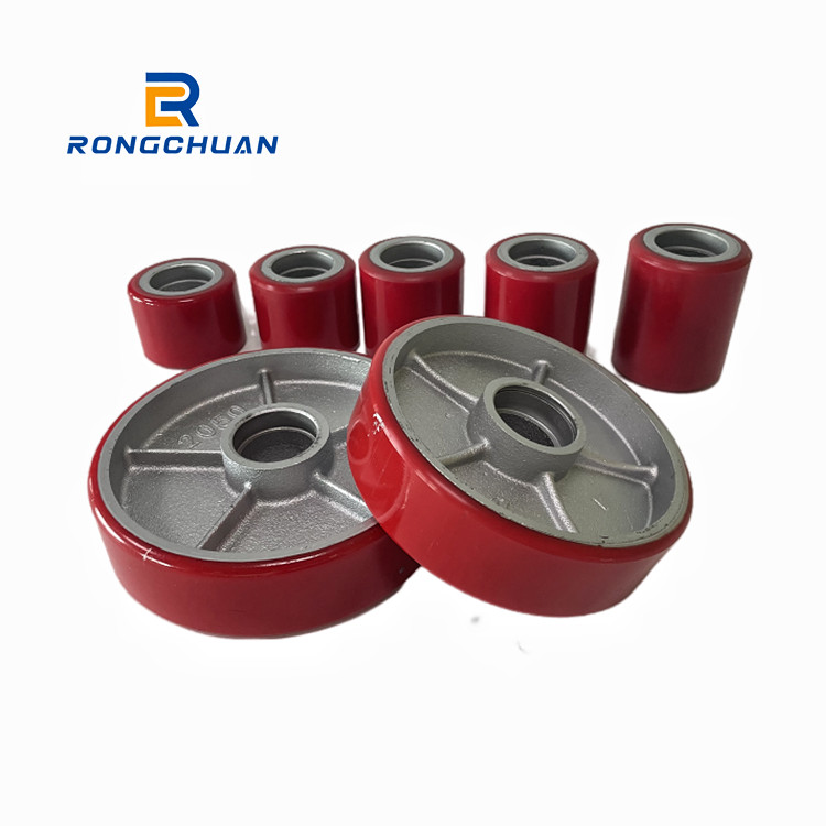 Factory Direct Hydraulic <a href='/trolley/'>Trolley</a> Wheel Replacement - Durable PU Tread with Iron Core