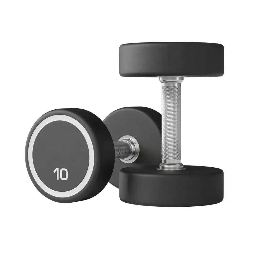 Factory Direct PRXKB PU Urethane <a href='/dumbbells/'>Dumbbells</a>: Get Fit with Commercial-Grade Round Weights