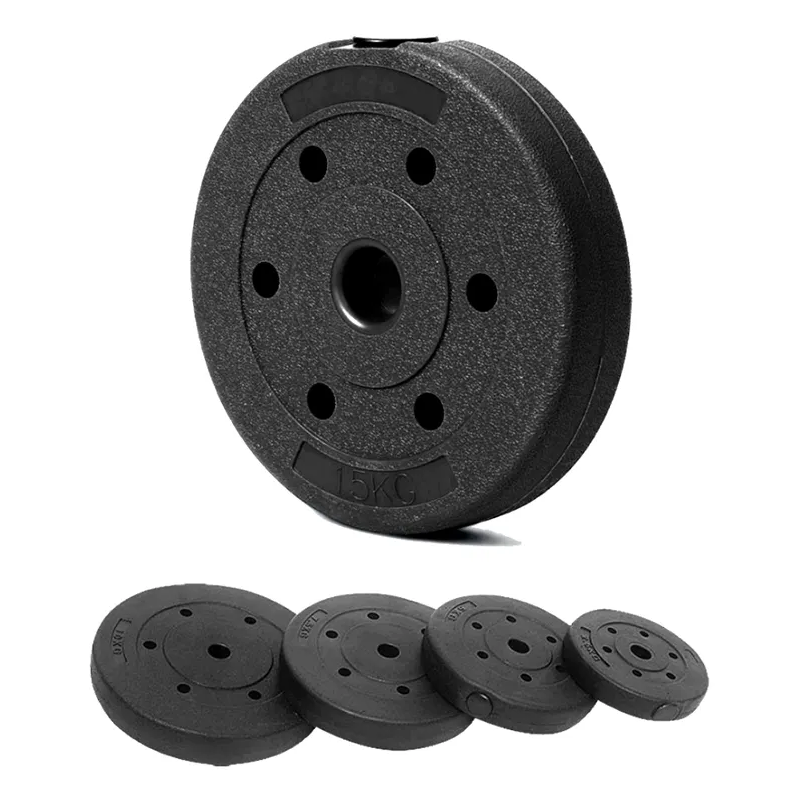 Get Stronger with Our Adjustable Plastic Cement Dumbbell Plates - Direct from Our Factory!