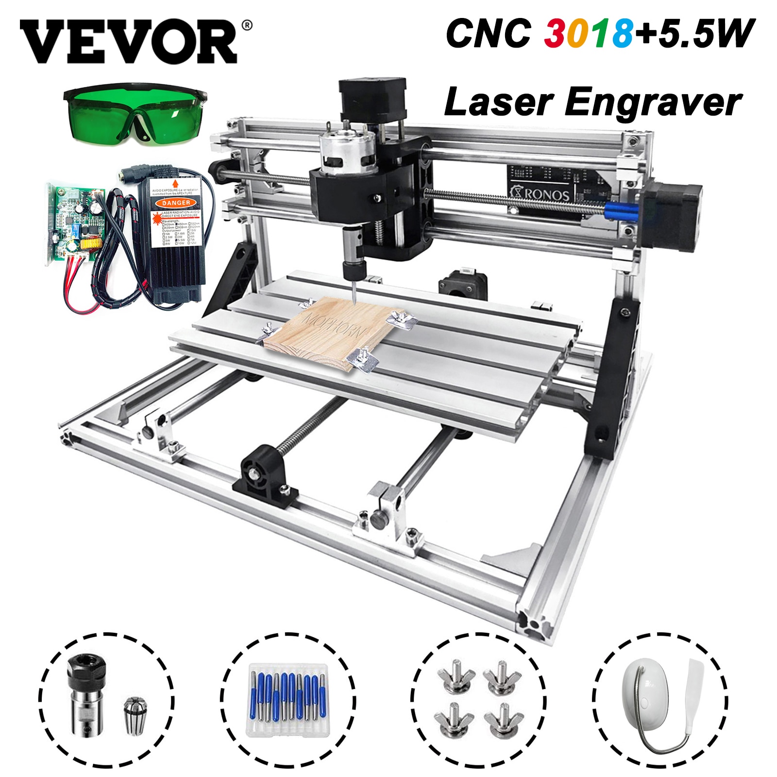 450nm 5.5W Laser Engraving Machine Adjustable Focal Length Support PC Software High Speed Mini CNC Laser Engraver <a href='/cutter/'>Cutter</a> Precise Carver Printer for DIY Craft Brand Making Wood Leather Fabric Paper Cutting Engraving - ArrisWeb.com - Arrisweb.com