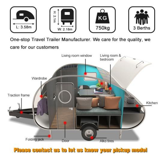 small tiny camper teardrop caravan travel trailer (3)